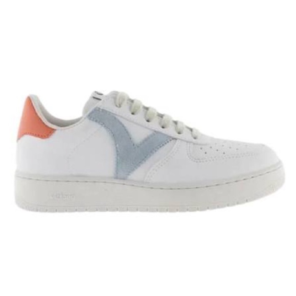 Victoria Madrid White Blue Trainers Sneaker Size EU 39